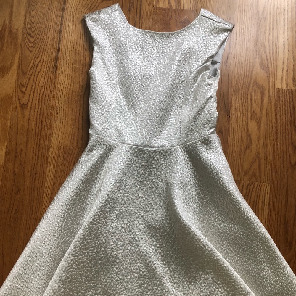Girls silver dress
